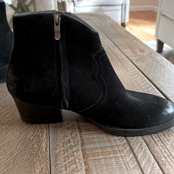 Bussola Western Black Ankle Boots-NWOT